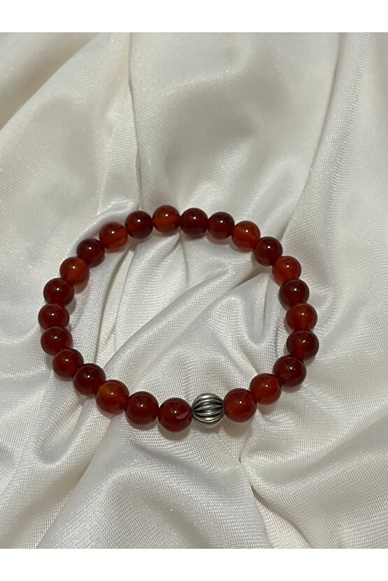 Kırmızı Akik Bileklik – Enerji ve Cesaret Taşı
