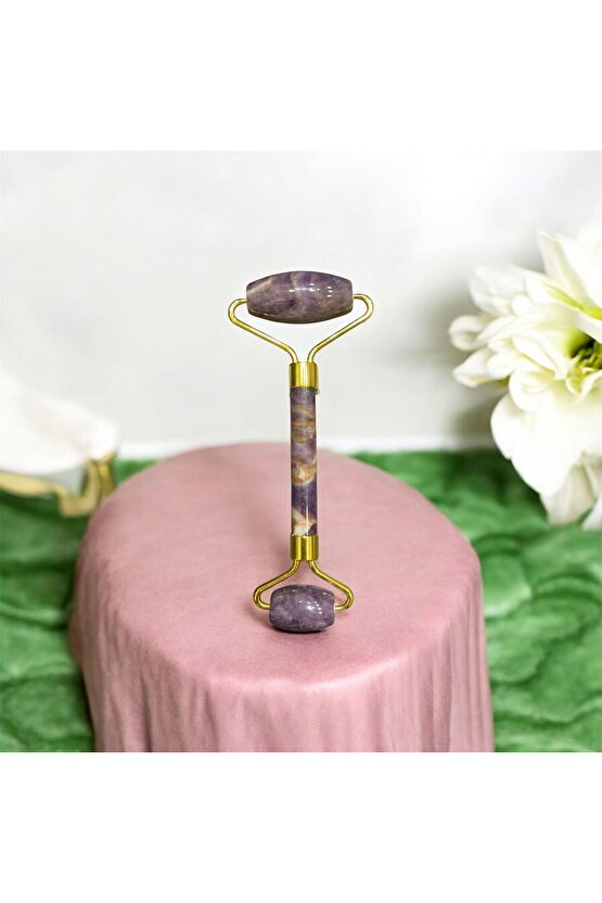 AuraStone Doğaltaş Roller (Ametist, Aventurin, Kuvars)