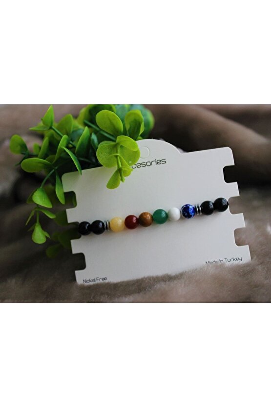 Gerçek Doğal Taş-şifa Bileklik Değerli Taşlı Takılar