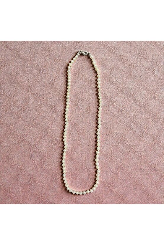 AuraStone Akua İnci Doğal Taş 4mm Kolye