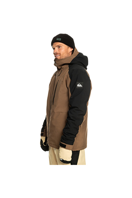 Mission Block Jk Erkek Kahverengi Snowboard Ceketi ERKEK SNOWBOARD CEKETİ