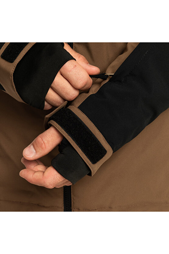 Mission Block Jk Erkek Kahverengi Snowboard Ceketi ERKEK SNOWBOARD CEKETİ