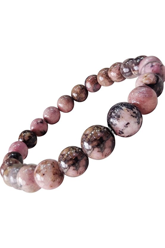 Doğal Taş Rodonit Bileklik 8mm