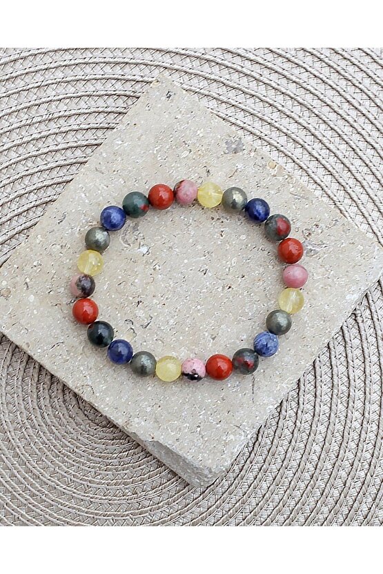 Doğal Taş 8mm Bileklik Diyabet