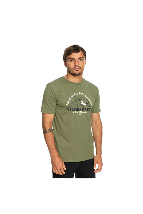 Sunsetwave Erkek Yeşil Tişört ERKEK T-SHIRT EQYZT07277