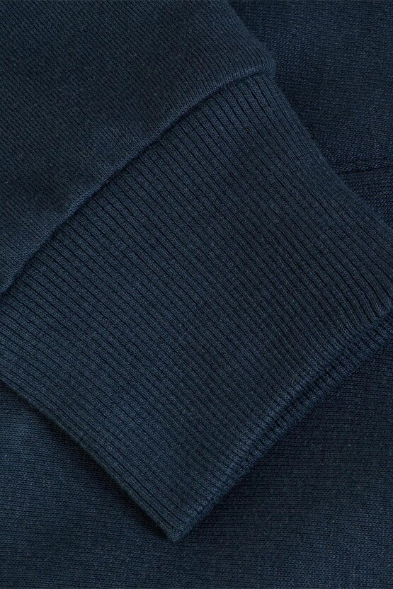 Gw0003 - Basic Kapüşonlu Fermuarlı Sweatshirt