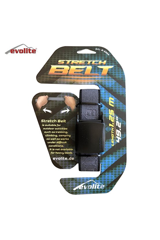 Stretch Outdoor Kemer 1.25 M 3 Cm Gri