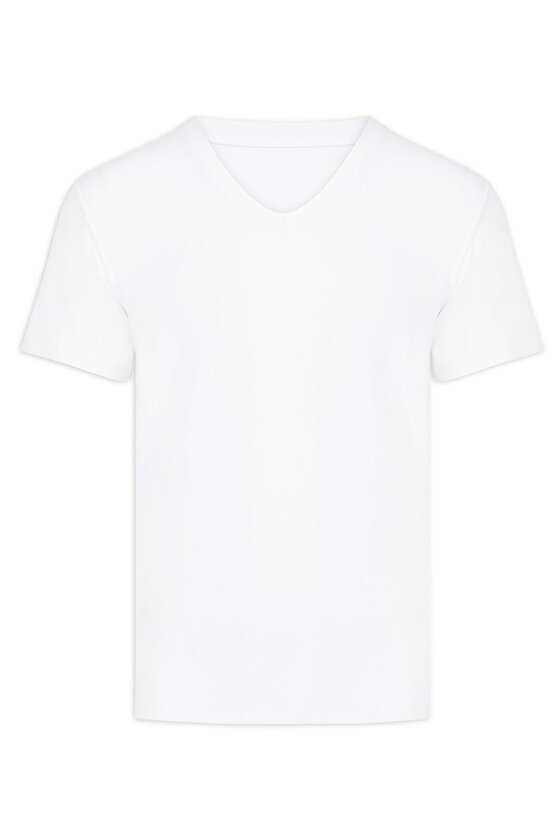 Bambu Erkek V Yaka Tişört Ve Şort Seti Siyah