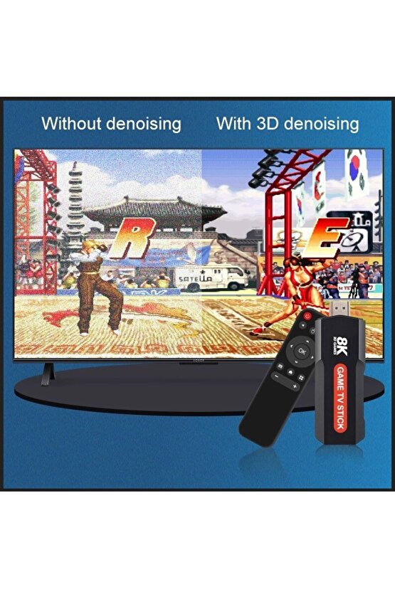 X2 Game TV Stick TV Box 64GB 10000+ Gaming HD 8K 5G WiFi Video Game Console