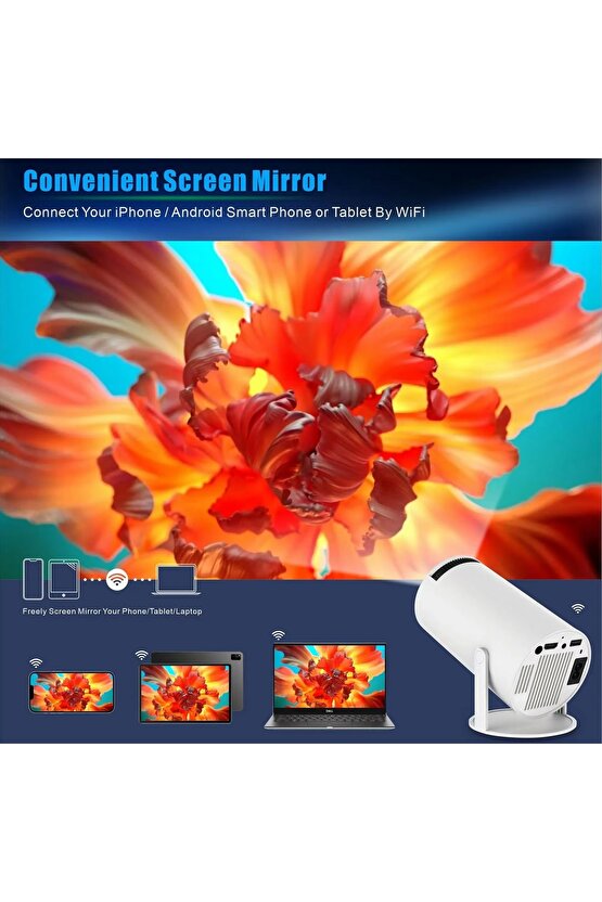 M300MAX ANDROİD PROJEKTÖR AKILLI VİDEO OYNATICI 2 İN 1 GAME PROJEKTOR FULL HD PROJEKSİYON YANSITMA