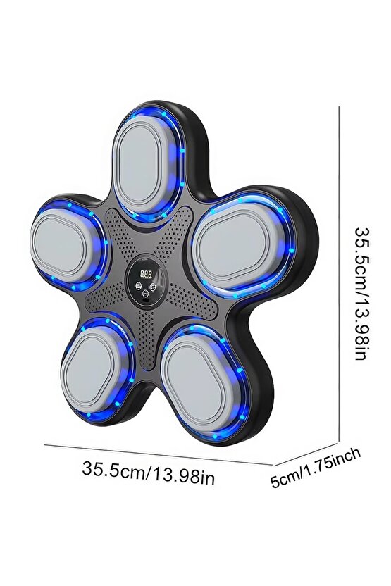 BLUETOOTH HOPARLÖR ÖZELLİKLİ DUVAR BOKS MAKİNESİ MÜZİKLİ BOX 9 MOD SEVİYE AYARLI BOX STANDI