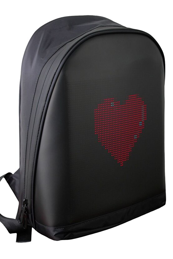 Led Ekranlı Motorsiklet Çantası Bluetooth APP Kontrollü Okul Sırt Çantası Gift Yazı Resim Pixell