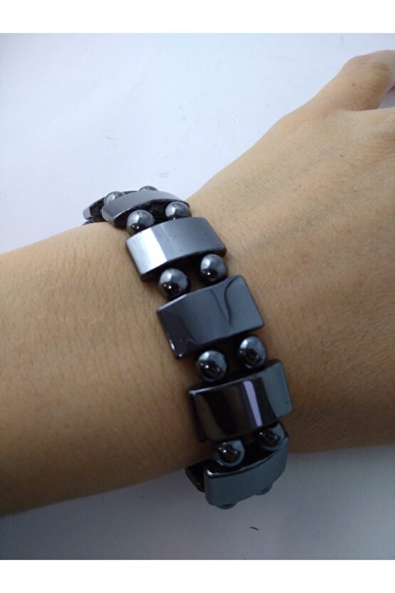 Hematit Taşı Bileklik  Doğaltaş Unisex Bileklik