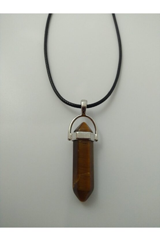 Kaplangözü Taşı Kolye Çivi Şeklinde Doğaltaş Kolye