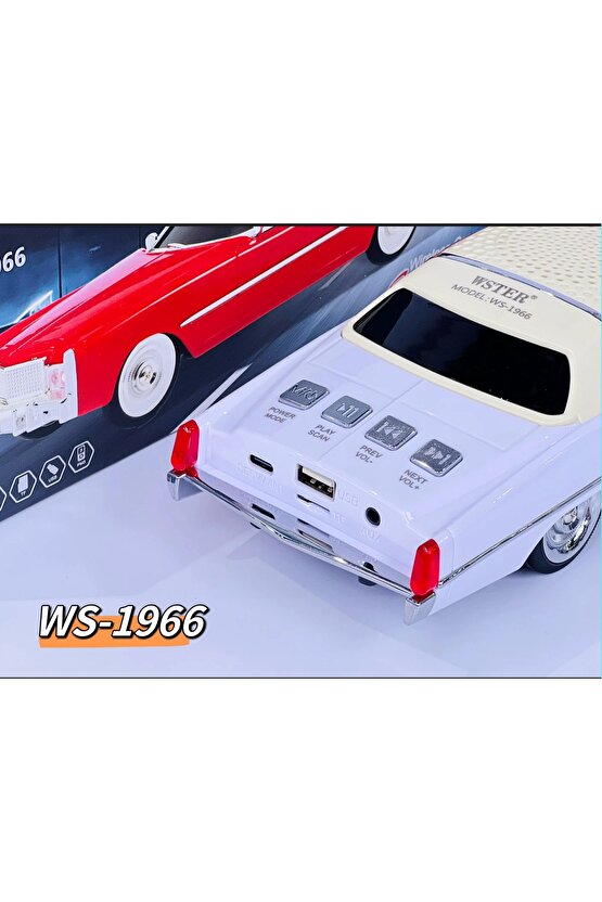 CADİLLAC ELDORADO NOSTALJİK ARABA ŞEKLİNDE BLUETOOTH SPEAKER ŞARJLI KABLOSUZ HOPARLÖR