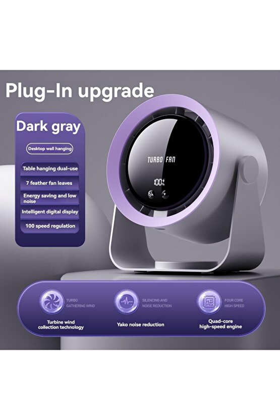 ŞARJLI MASAÜSTÜ FAN MİNİ KLİMA LED EKRANLI VANTİLATÖR EV OFİS İÇİN SERİNLETİCİ FAN 2025 YENİ MODEL