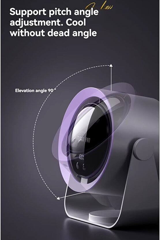 ŞARJLI MASAÜSTÜ FAN MİNİ KLİMA LED EKRANLI VANTİLATÖR EV OFİS İÇİN SERİNLETİCİ FAN 2025 YENİ MODEL