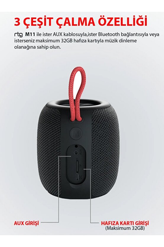 KABLOSUZ BLUETOOTH HOPARLÖR SD KART AUX GİRİŞLİ  ŞARJLI TAŞINABİLİR SPEAKER 5W HOPARLÖR