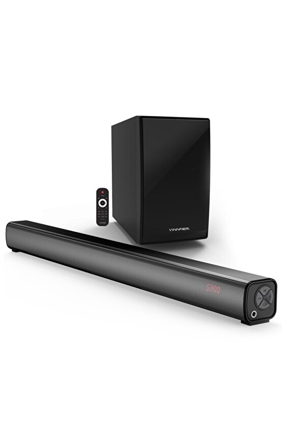 SOUND BAR BLUETOOTH LU SD KART USB AUX GİRİŞLİ FM RADYOLU SUBWOOFER HOPARLÖR