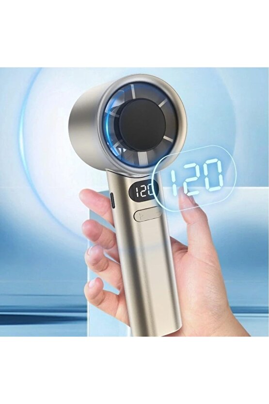 MİNİ KLİMA ŞARJLI VANTİLATÖR SERİNLETİCİ LED ŞARJ GÖSTERGELİ EL FANI Seyahat Kamp ve Yatak Odası