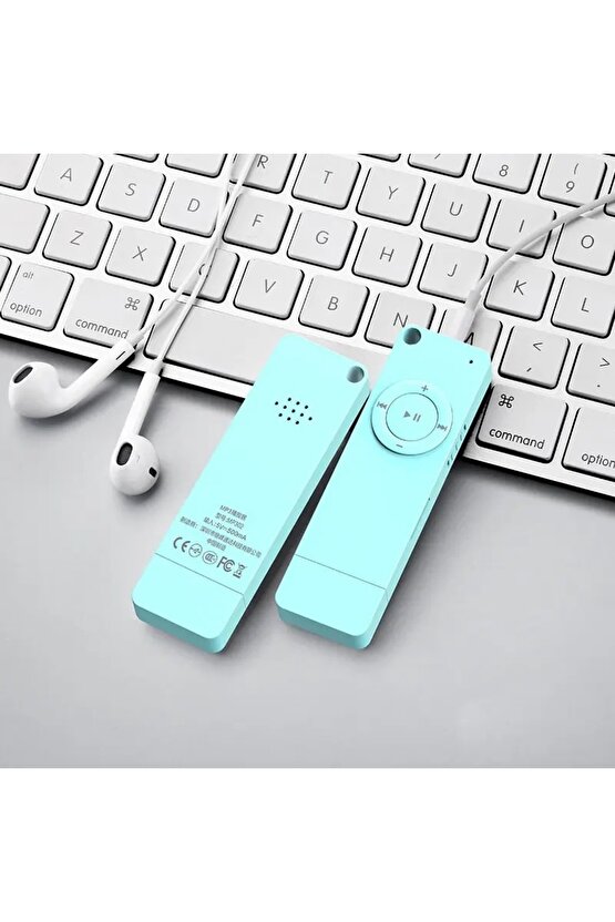 Bluetooth Lu Mp3 Player Dahili Hoparlör Kablolu Ve Kablosuz Kulaklık Ile Kullanabilme Mini Mp3 Çalar