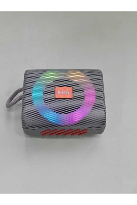 Go3 Pro Bluetooth Hoparlör Fm Radyo Sd Kart Usb Girişli Led Işıklı Şarjlı Speaker