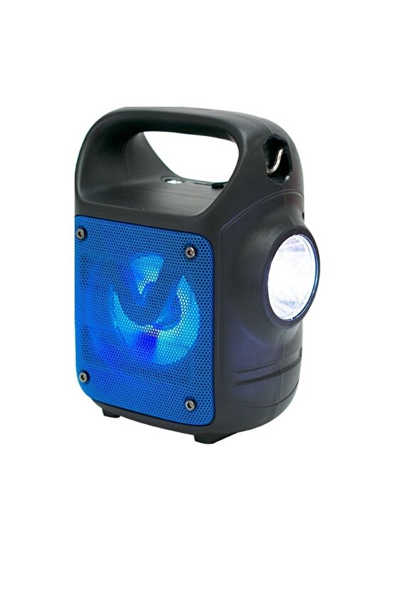 Led Işıklı Bluetooth Hoparlör Usb Sd Kart Aux Mikrofon Girişli El Fenerli Kablosuz Hoparlör