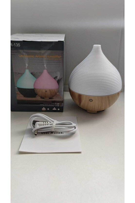 Led Işıklı Oda Hava Nemlendirici Aroma Terapi Difizör Mini Air Humudifier Buhar Makinesi