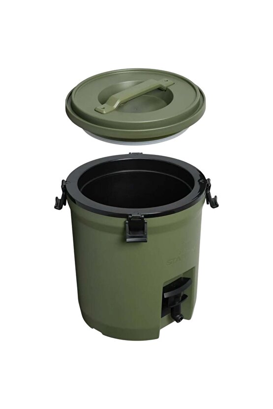 Fast Flow 7,5 L Su Termosu | Çift Katmanlı İzolasyon & Kolay Temizlenen Musluk - Haki