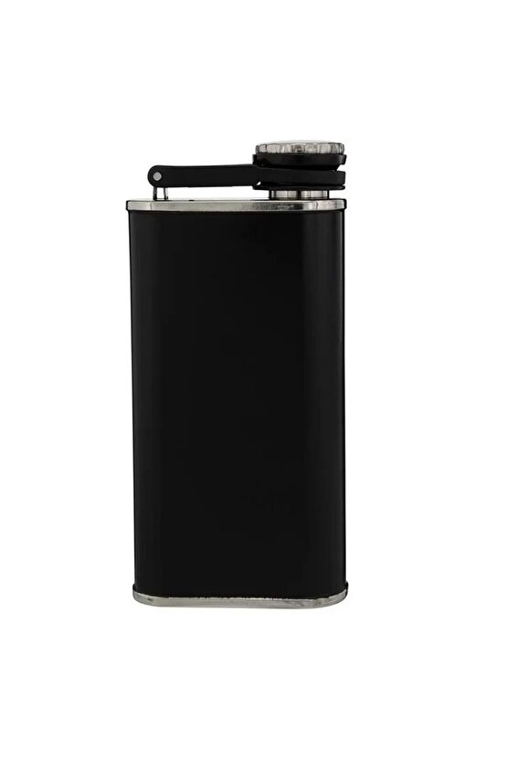 Klasik Paslanmaz Çelik Cep Matarası 0.23 Lt Siyah