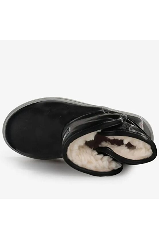 Pak Phylon Kauçuk Taban Kar Botu Ortopedik Çocuk Bot SİYAH