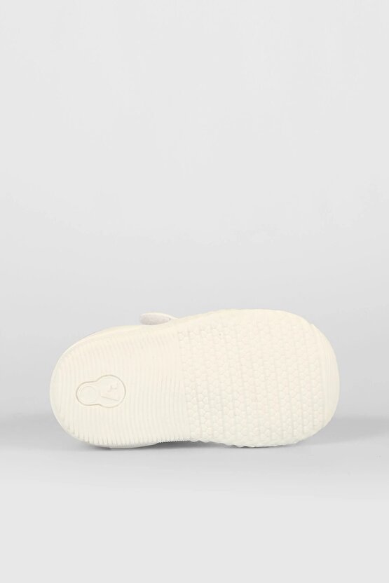 Kız Çocuk Beyaz Loca İlk Adım Ayakkabısı