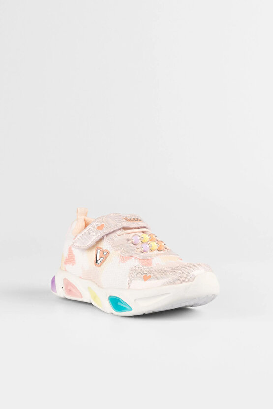 Gelato Işıklı Kız Bebek Pudra Spor Ayakkabı
