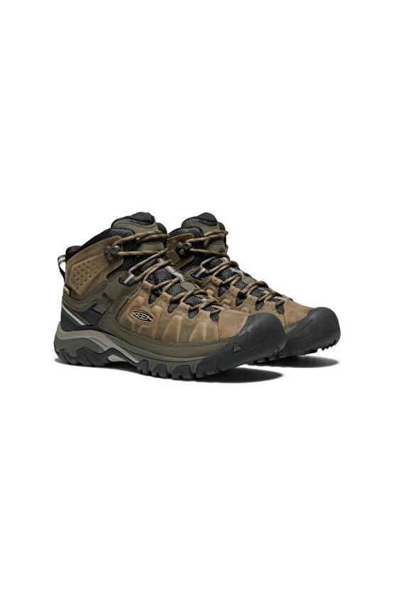 Erkek Bungee CordBlack Targhee III Mid WP Men Kahverengi Su Geçirmez Outdoor Bot