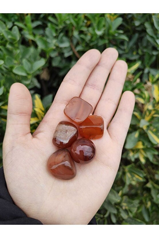 Kırmızı Akik Doğal Taş Tımbıl, Nazar Taşı, Takı ve Takı Aksesuarı