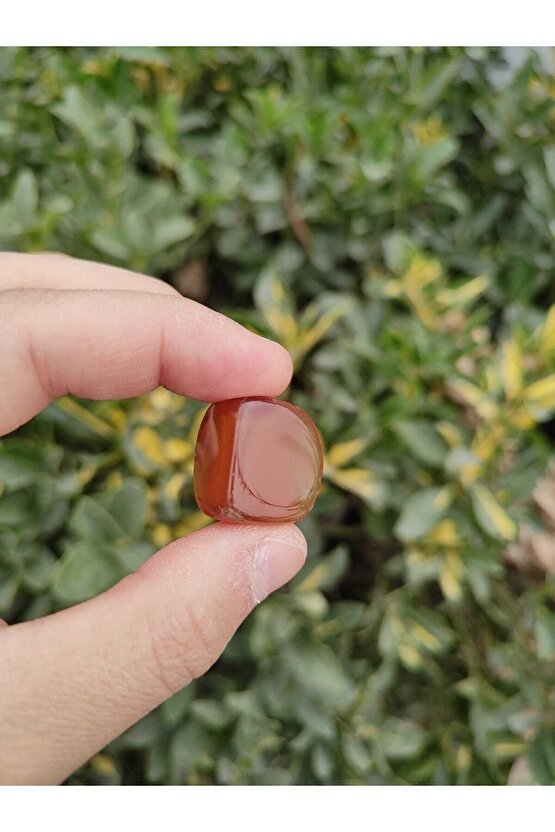 Kırmızı Akik Doğal Taş Tımbıl, Nazar Taşı, Takı ve Takı Aksesuarı