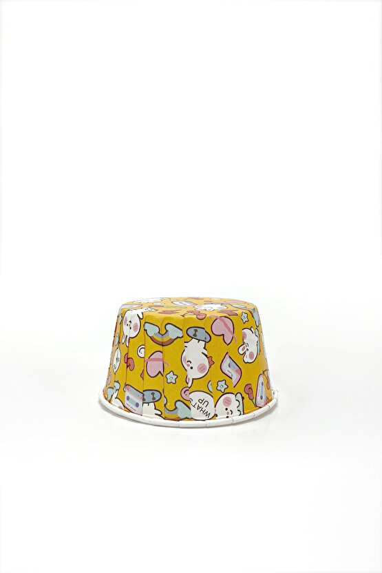 50li Kağıt Muffin Kek Kapsülü Tavşan Desenli, Cupcake Kalıbı, Kek Kalıbı