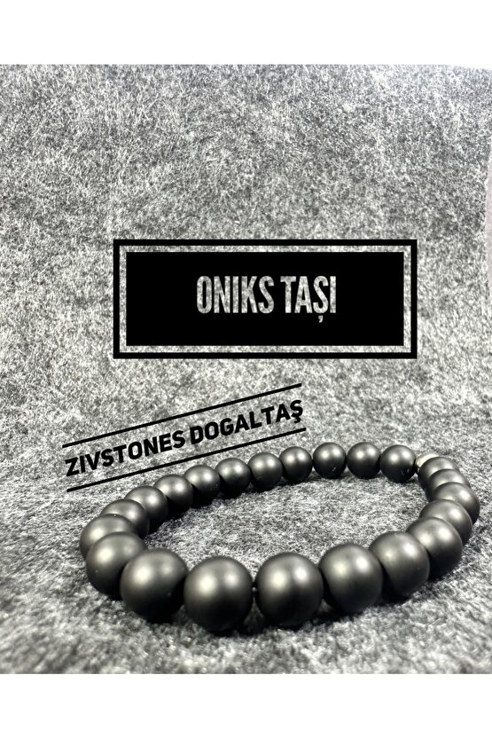 Oniks taşı bılekliği