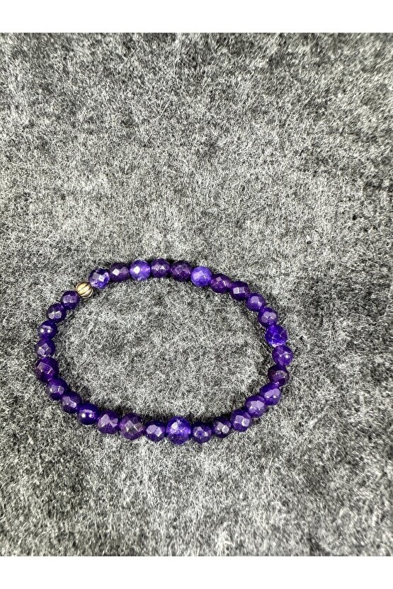 Ametist doğal taş bileklik