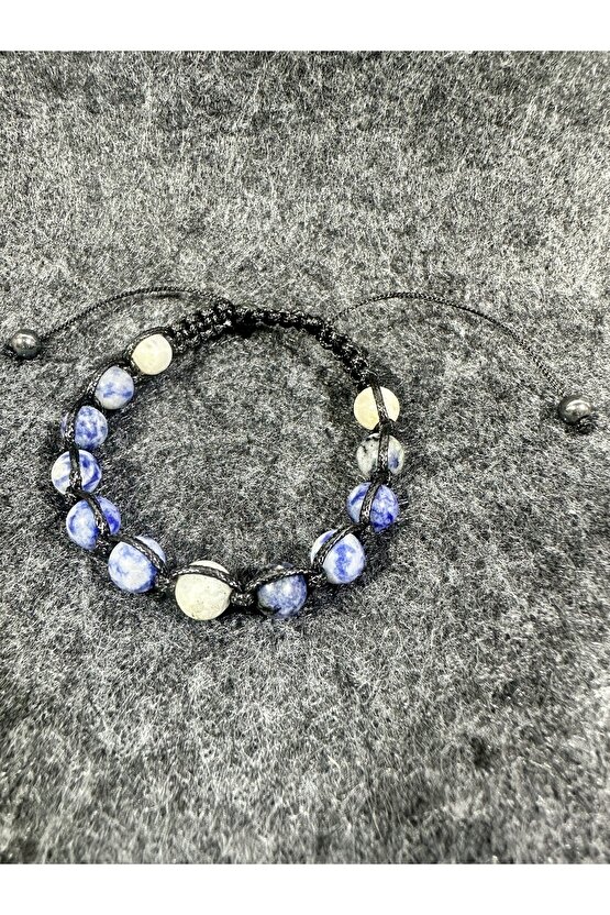 Doğaltaş Bileklik {azurit Taşı }