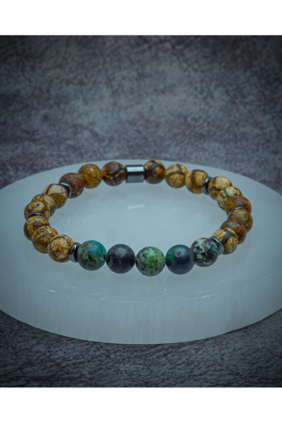 Korun  Odaklan  Sakin kal - Krizokol  Tibet Akik bileklik