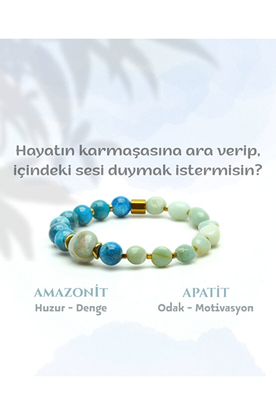 DOĞALTAŞ-DÜŞÜNCE NETLİĞİ,MOTİVASYON ( AMAZONİT, APATİT, HEMATİT)