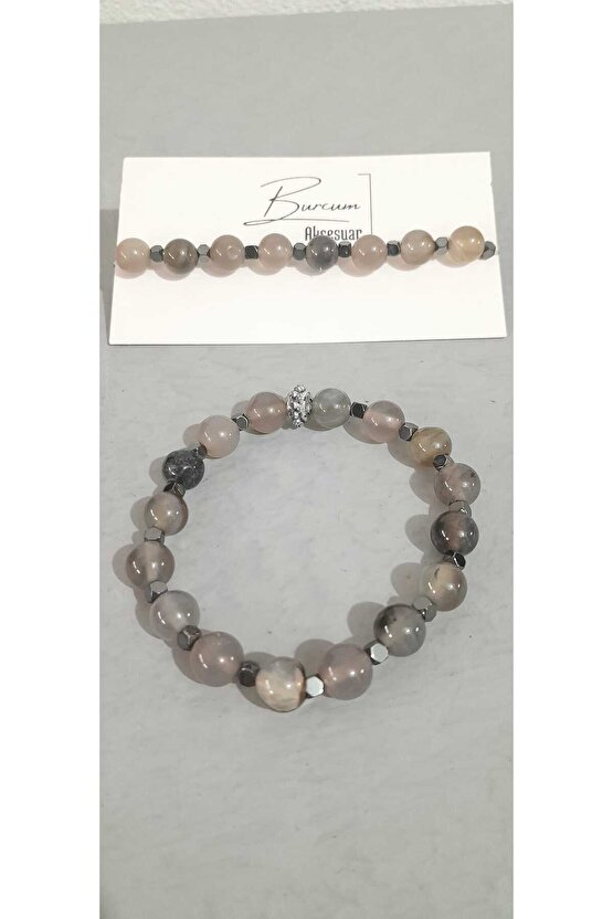 LABRADORİT TAŞI DOĞALTAŞ BİLEKLİK