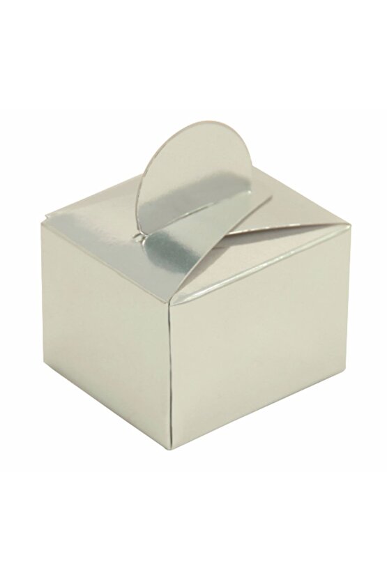 Lokum Kutusu Gold Renk Kare 50 Adet 4x5 Cm