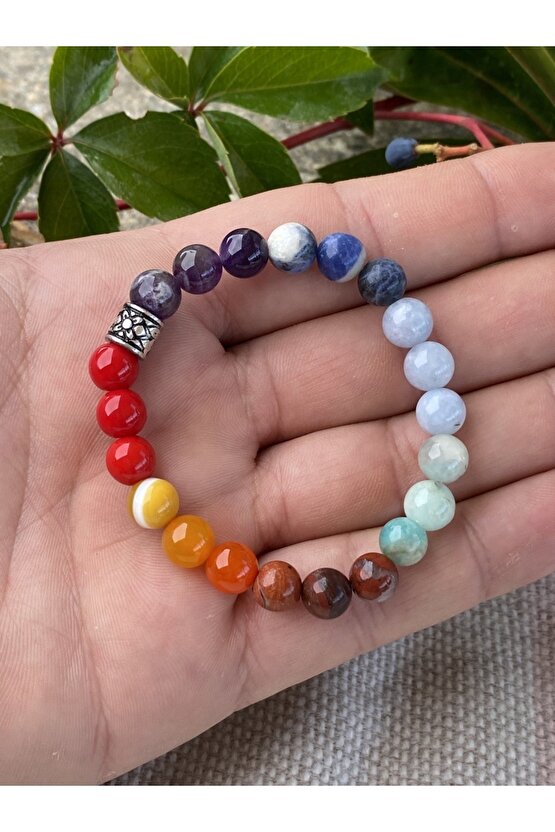 Çakra Bilekliği Doğal Taş