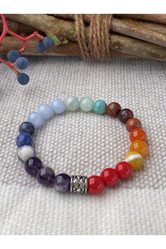 Çakra Bilekliği Doğal Taş