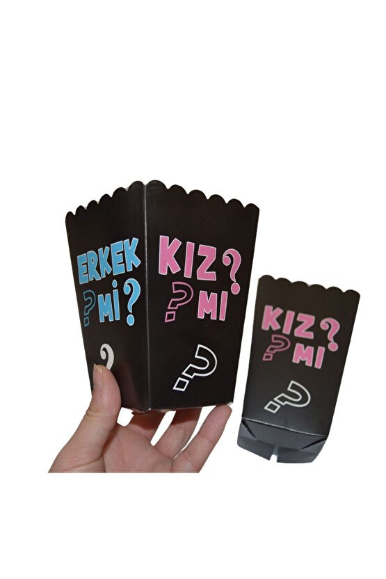 Cinsiyet 8Li Mısır Kutusu- Popcorn Kutusu