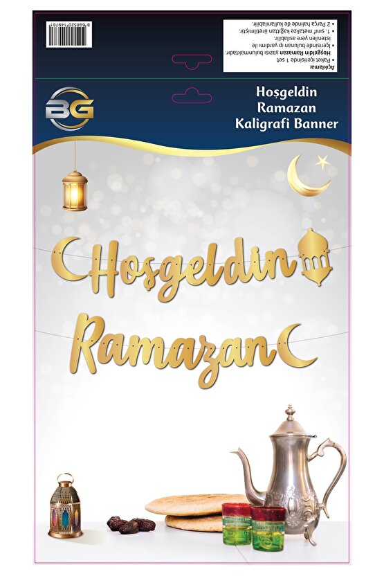 HOŞGELDİN RAMAZAN KALİGRAFİ BANNER !!!