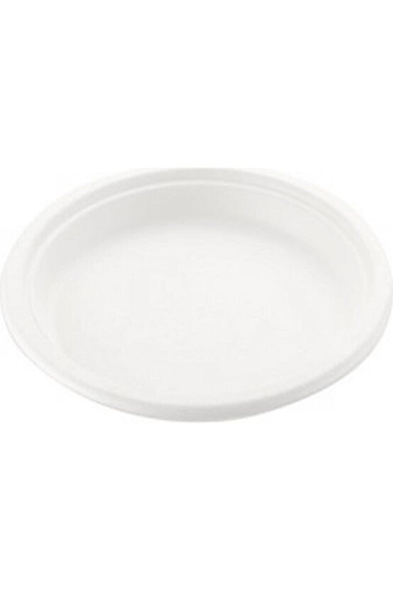 Ekolojik Karton Tabak Baskısız 18 Cm 50 Li