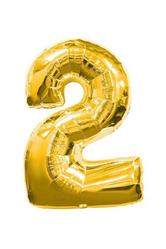 Dev Folyo Balon 80cm Rakam, Parti Süsleme Malzemesi, Doğumgünü